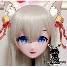 (RB1235)Customize Handmade Crossdress Full Head Female/Girl Resin Japanese Cartoon Character Animego Cosplay Kigurumi Mask (RB1235)Customize Handmade Crossdress Full Head Female/Girl Resin Japanese Cartoon Character Animego Cosplay Kigurumi Mask